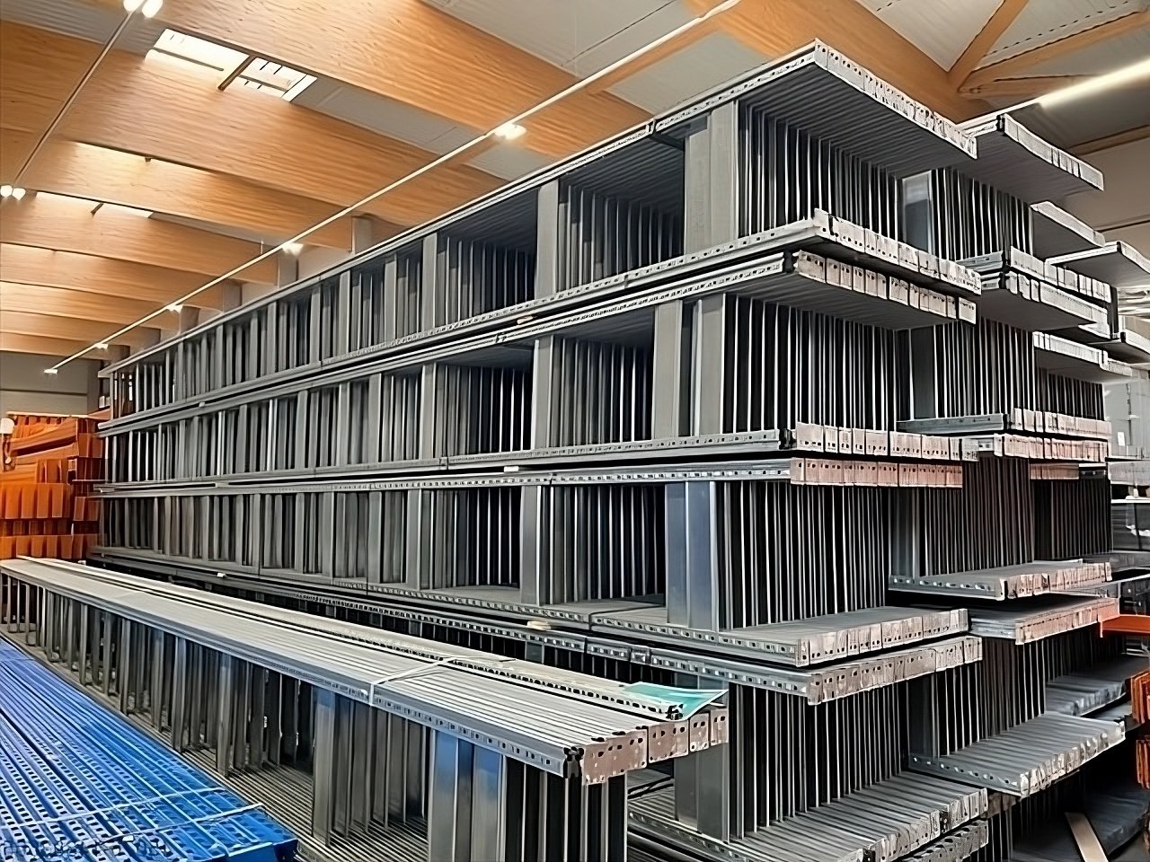 Rack de stockage d'occasion SSI Schäfer Rayonnage à Tablettes R3000 2.5 m x 60 cm