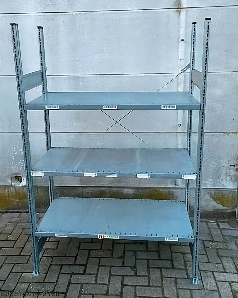 Rack de stockage d'occasion SSI Schäfer Rayonnage R 3000 2,030 mm x 600 mm , 1,280 mm x 590 mm