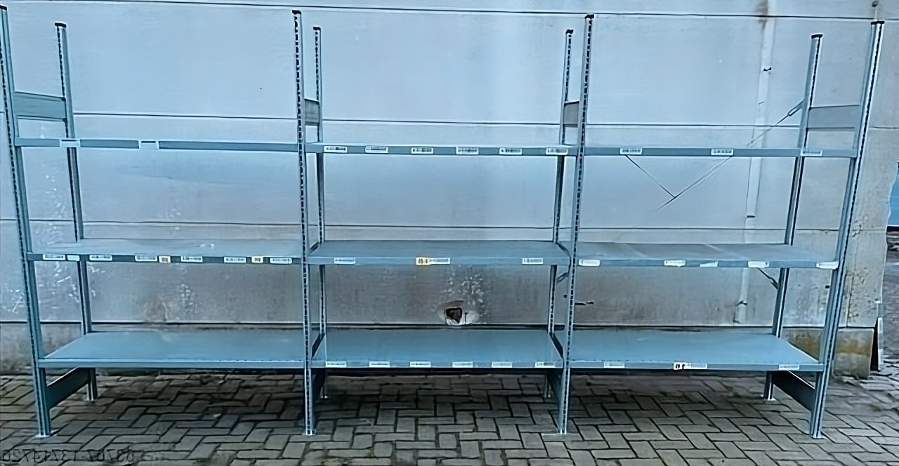Rack de stockage d'occasion SSI Schäfer R 3000 3,960 mm x 2,030 mm x 600 mm