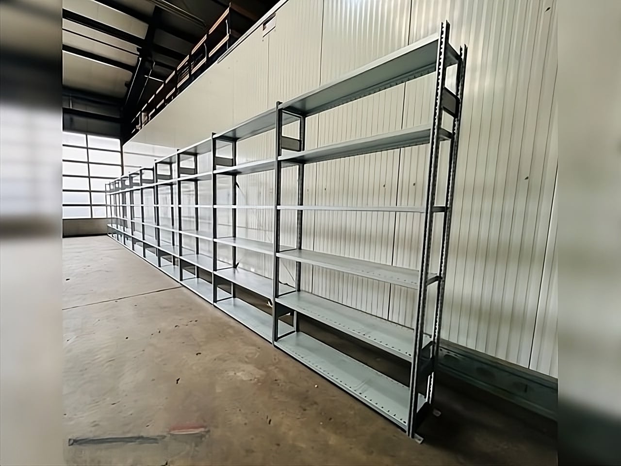 Rack de stockage d'occasion SSI Schäfer Rayonnage R3000 2490mm x 400mm