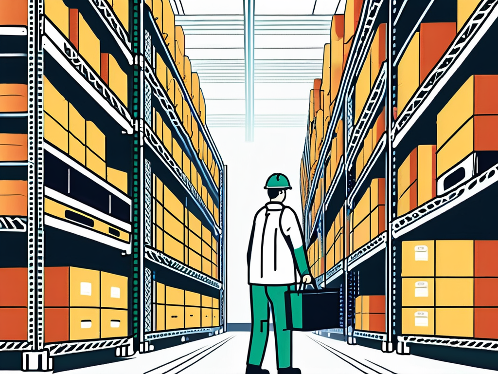 L’inspection des racks de stockage en entrepôt logistique