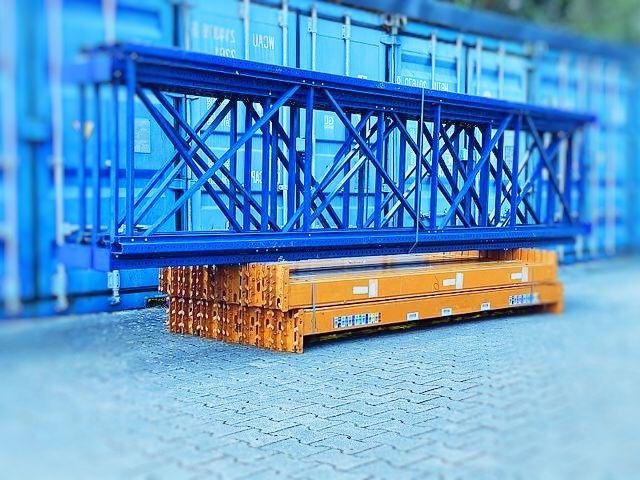 Rack de stockage d'occasion DUWIC 4,5m x 1000mm