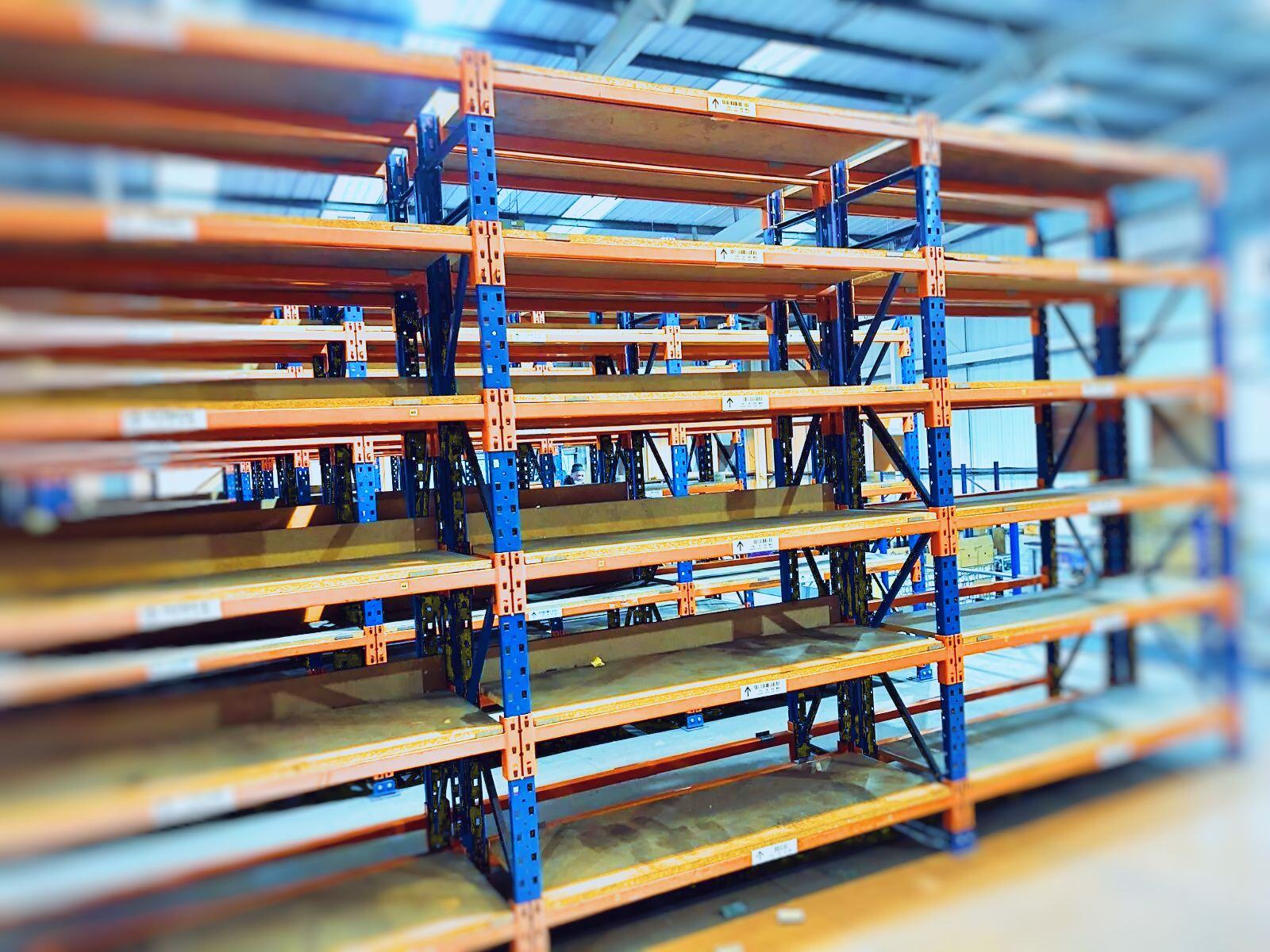 Rack de stockage d'occasion MECALUX 2,5m x 600mm