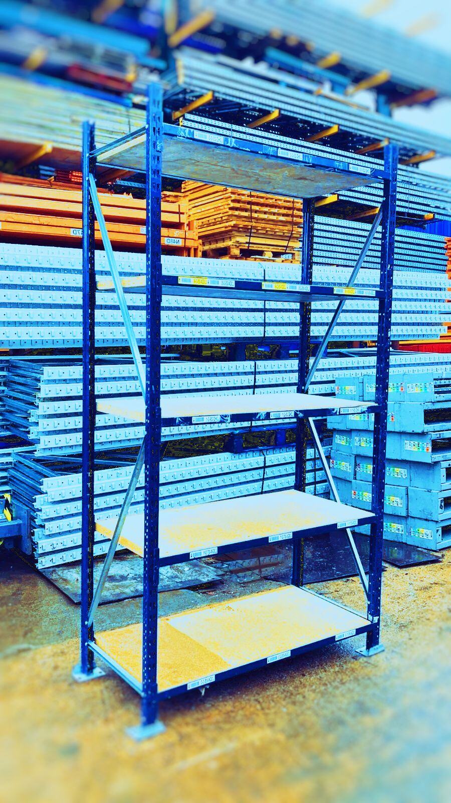 Rack de stockage d'occasion MECALUX 2,5m x 615mm