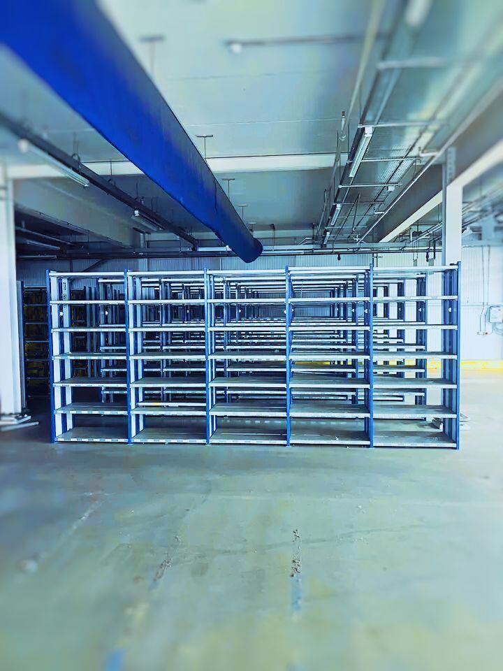 Rack de stockage d'occasion MECALUX 2m x 600mm