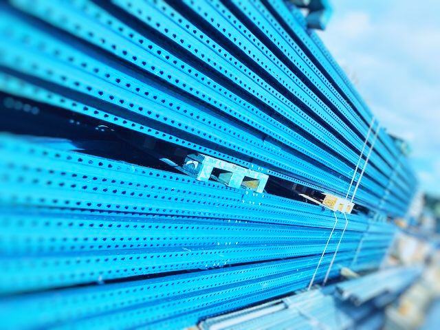Rack de stockage d'occasion POLYPAL 10,5m x 1100mm